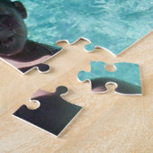 Decoratieve Gelukkige Vaderdag Familie Foto Legpuzzel (Zijkant)