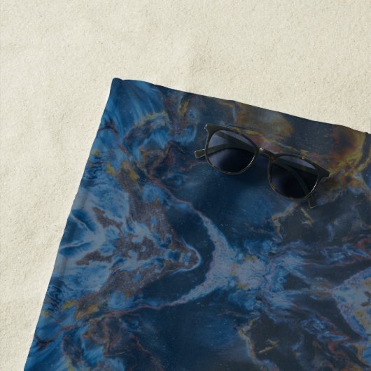 Decoratieve Gemstone Sacred Geometry Flower of lif Strandlaken (In situ)