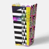 Decoratieve Geo Patronen Popcorn Bedankdoosjes (Achterkant)