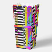 Decoratieve Geo Patronen Popcorn Bedankdoosjes (Voorkant)