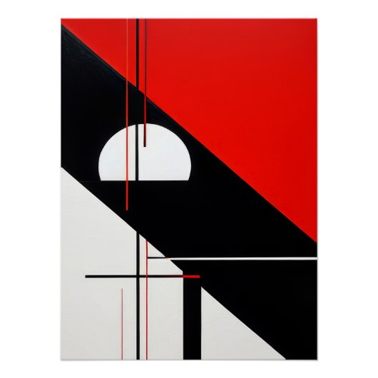 Decoratieve Geometrie Perfect Poster (Voorkant)