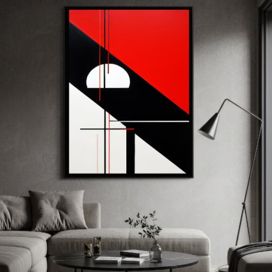 decoratieve geometrie poster