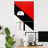 Decoratieve Geometrie Poster (Thuiskantoor)
