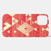 Decoratieve geometrische, abstracte elementen. Case-Mate iPhone case (Achterkant (horizontaal))