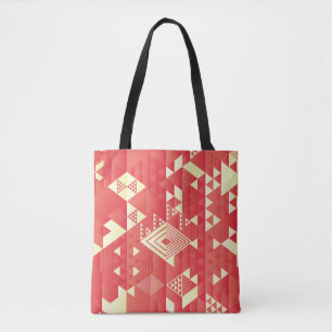 Decoratieve geometrische, abstracte  elementen. tote bag