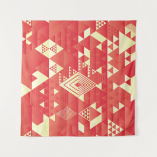 Decoratieve geometrische, abstracte elementen. wandkleed
