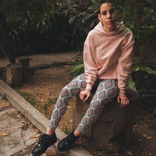 Decoratieve geometrische leggings