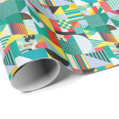 Decoratieve geometrische:  patroonelementen cadeaupapier (Rol Hoek)