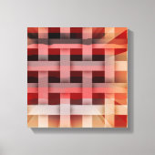 Decoratieve geruite kunst canvas afdruk (Voorkant)