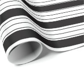 Decoratieve gestreepte  cadeaupapier (Rol Hoek)