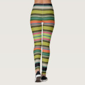 Decoratieve gestreepte  leggings (Achterkant)