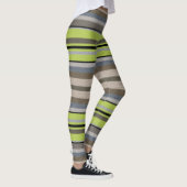 Decoratieve gestreepte leggings (Rechts)