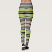 Decoratieve gestreepte leggings (Achterkant)