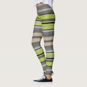 Decoratieve gestreepte leggings (Links)