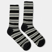Decoratieve gestreepte  sokken (Rechts)