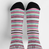 Decoratieve gestreepte sokken (Top)