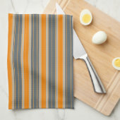 Decoratieve gestreepte theedoek (Quarter Fold)