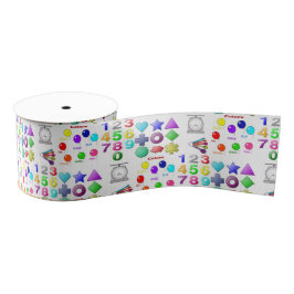 decoratieve getallen van lintkinderen grosgrain lint