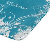 Decoratieve Glass Cutting Board Gift voor haar Snijplank (Hoek)