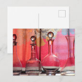  decoratieve glazen flessen briefkaart (Voorkant / Achterkant)