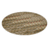 Decoratieve glazen snijplank 12" Uniek! (Hoek)