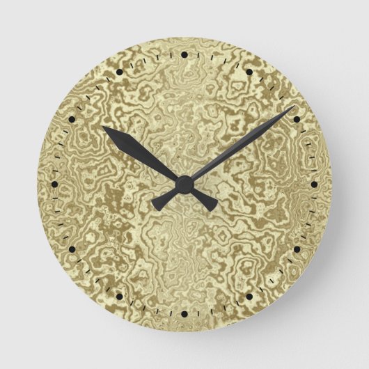 Decoratieve Gold-klok Ronde Klok (Voorkant)