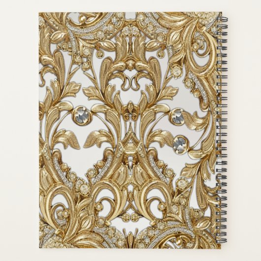 Decoratieve Gold Planner (Achterkant)