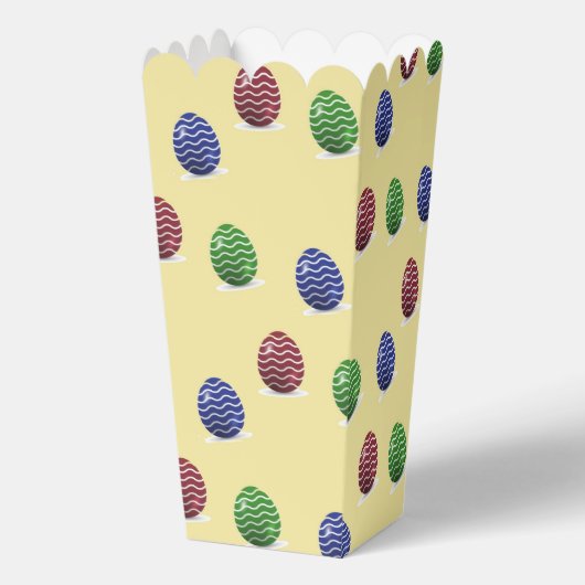 Decoratieve golven Paaseieren Bedankdoosjes (Voorkant)