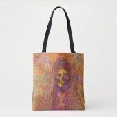 Decoratieve Gothic Skeleton Canvas tas (Voorkant)