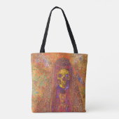 Decoratieve Gothic Skeleton Canvas tas (Achterkant)