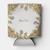 Decoratieve gouden bruiloft gunst Koelbox Blikjeskoeler (Voorkant)