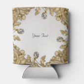 Decoratieve gouden bruiloft gunst Koelbox Blikjeskoeler (Achterkant)