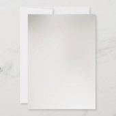 Decoratieve gouden bruiloft uitnodiging (Achterkant)