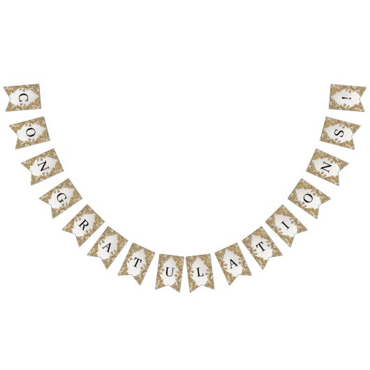 Decoratieve Gouden Bunting Vlag Vlaggetjes (Alle)