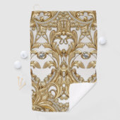 Decoratieve gouden golfhanddoek (Insitu)
