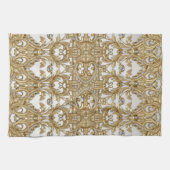 Decoratieve gouden keukenhanddoeken (Horizontaal)