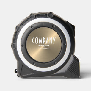 Decoratieve gouden metaaleffect Bedrijfsnaam Rolmaat