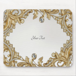 Decoratieve gouden muismat