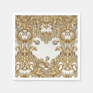 Decoratieve gouden servetten