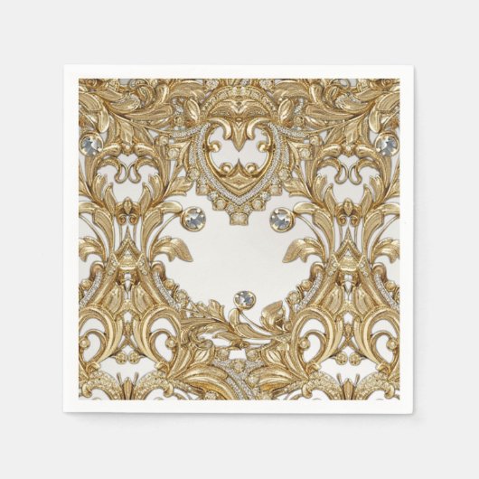 Decoratieve gouden servetten (Voorkant)