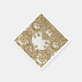Decoratieve gouden servetten (Hoek)