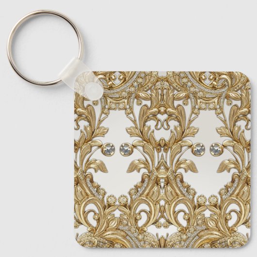 Decoratieve gouden Sleutelhanger (Voorkant)