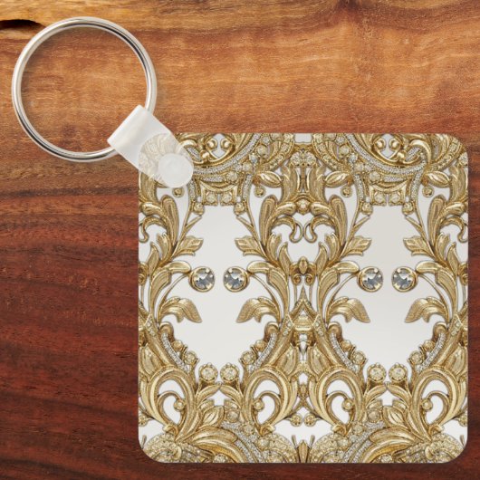 Decoratieve gouden Sleutelhanger (Voorkant)