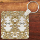 Decoratieve gouden Sleutelhanger (Achterkant)