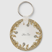 Decoratieve gouden Sleutelhanger (Voorkant)