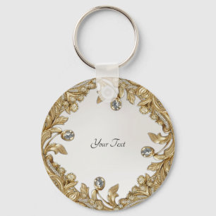 Decoratieve gouden Sleutelhanger