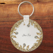 Decoratieve gouden Sleutelhanger (Voorkant)
