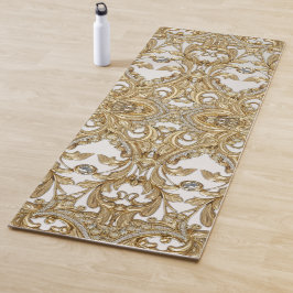 Decoratieve gouden yogamat