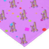 Decoratieve gradiënt gestileerd Sweet 16 op Roze Tafelkleed (Gekanteld)