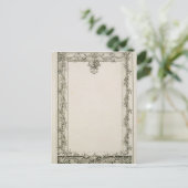 Decoratieve grens, 1809 briefkaart (Staand voorkant)